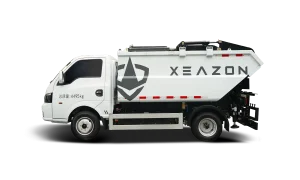 4.5 ton electric rear loader garbage truck – compact bin lift waste collector vehicle