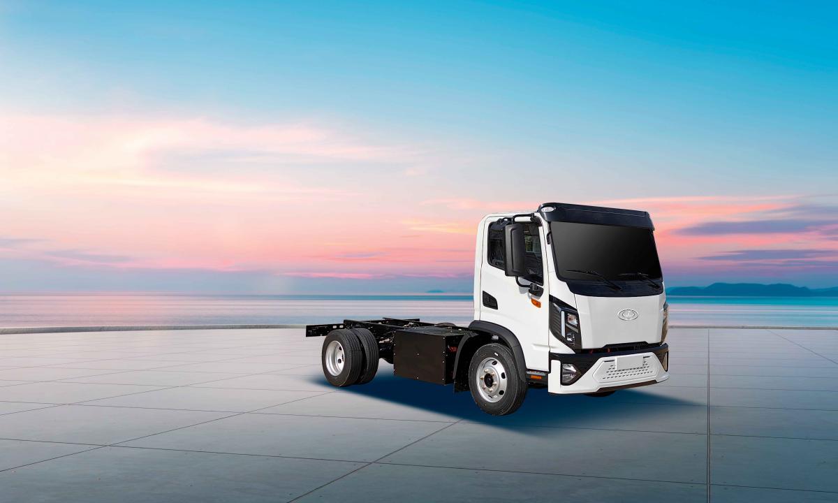 10 Ton Customizable Electric Special Vehicle Chassis Dowway Vehicle– Custom EV Sanitation Chassis