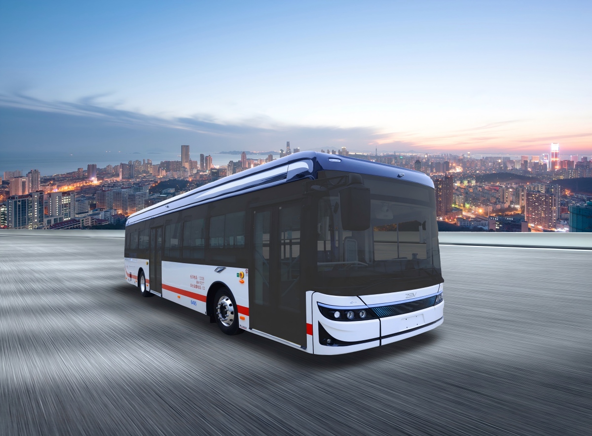 12m electric city bus – x12 321kwh | full low floor & direct drive for urban brt bus