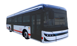 12m electric city bus – x12 321kwh | full low floor & direct drive for urban brt bus