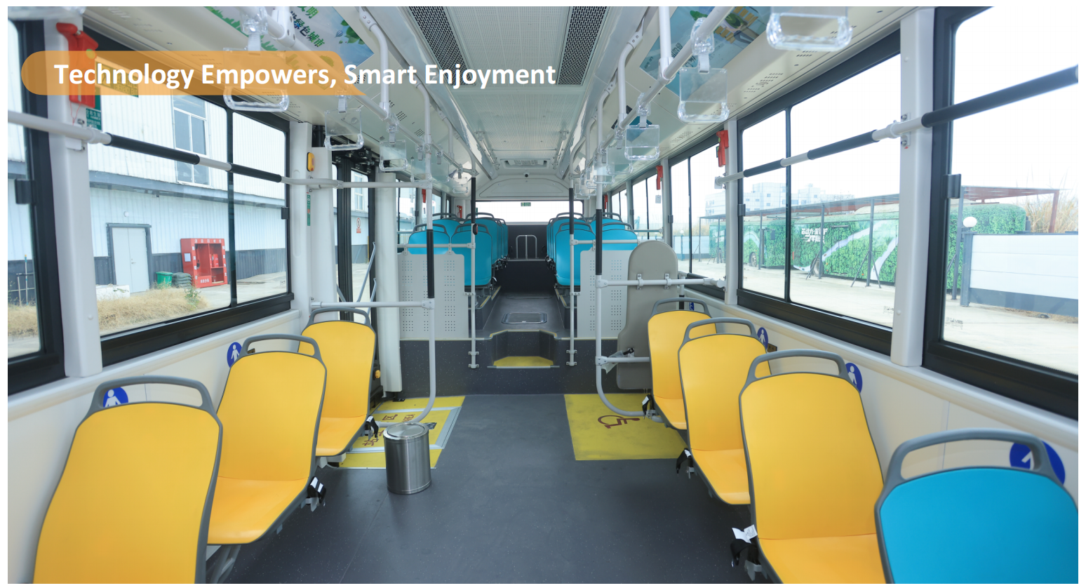 12m electric city bus – x12 321kwh | full low floor & direct drive for urban brt bus