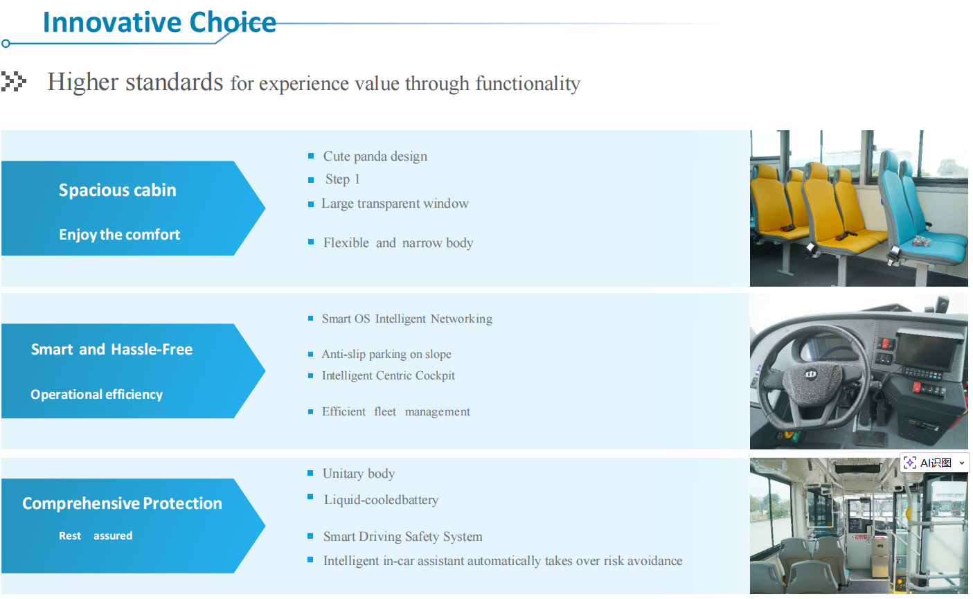 5.9m low entry floor electric city bus – x5l panda style electric urban shuttle bus