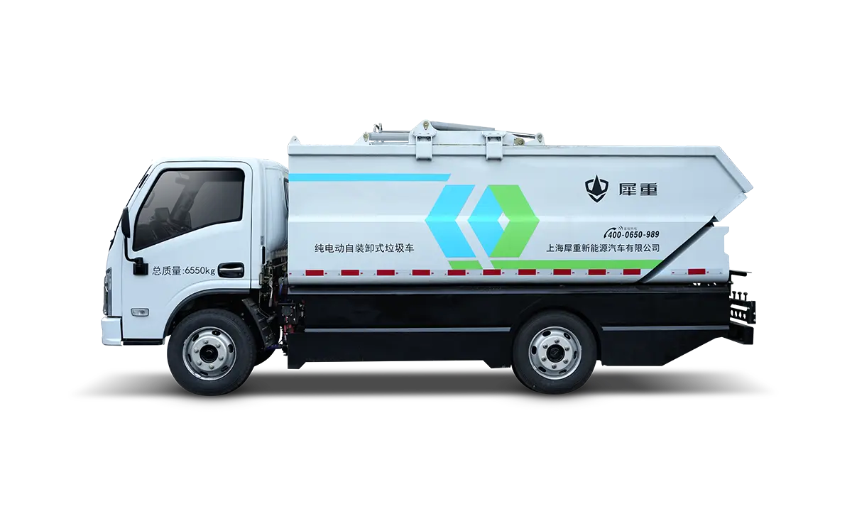 10 ton electric kitchen waste collection truck – food waste transporter communities
