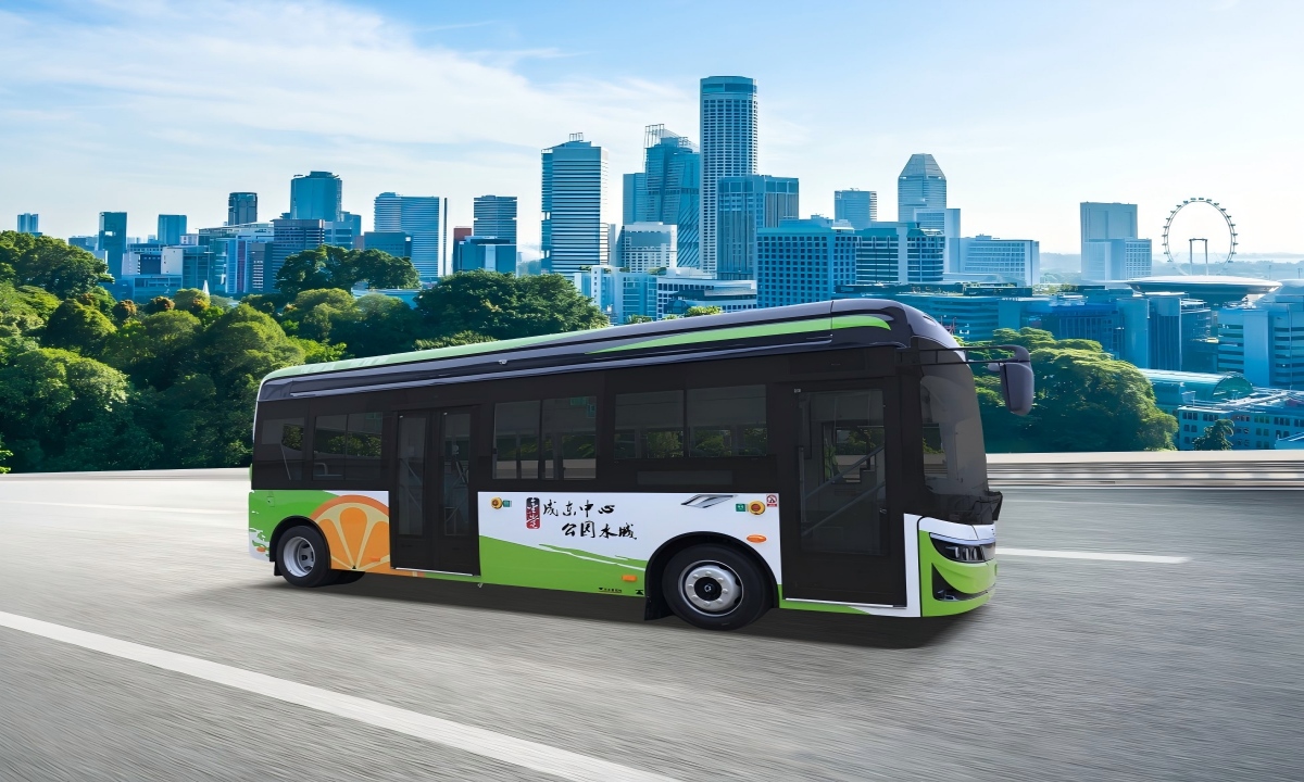7.5m low floor electric city bus –x7 up to 170.9kwh battery urban city bus