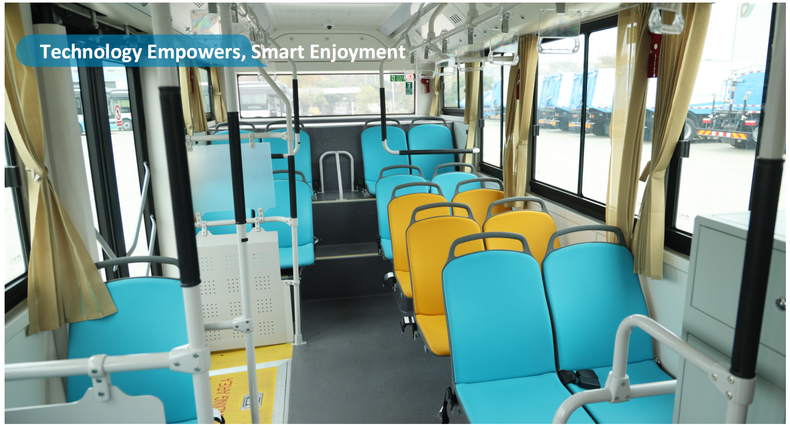 7m electric city bus – x6l integrated bridge drive urban transit bus