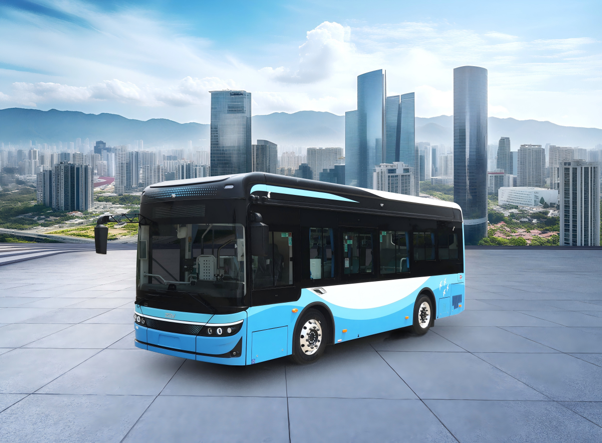 8.5m low floor electric city bus –x8 up to 231.8kwh battery city bus