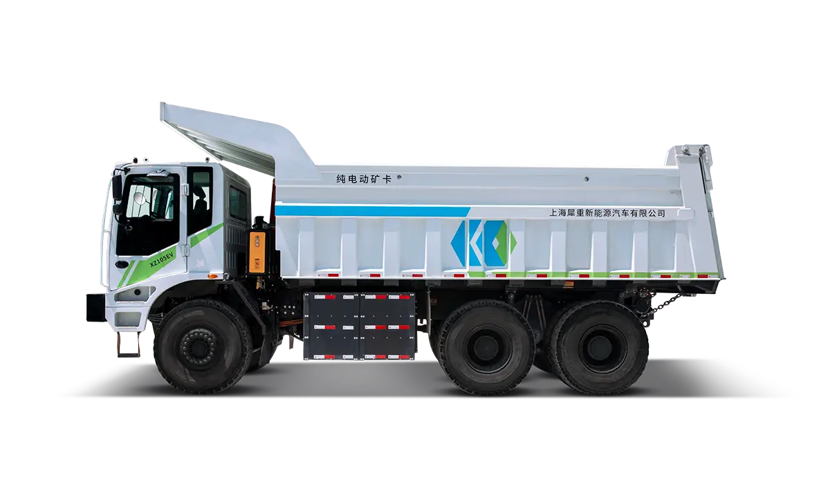 95 ton electric mining dump truck – zero emission hauler for open pit mines quarries