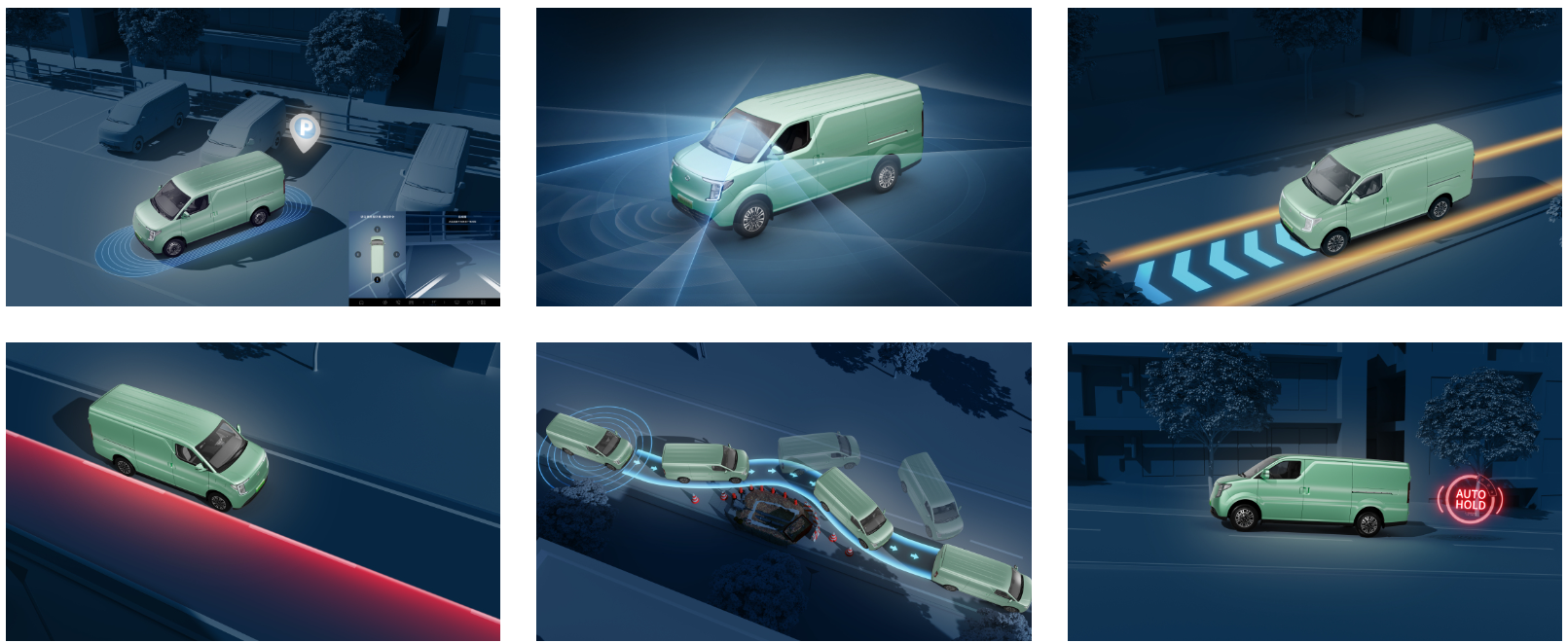 electric cargo van – r5 high capacity, smart ev with driver assistance