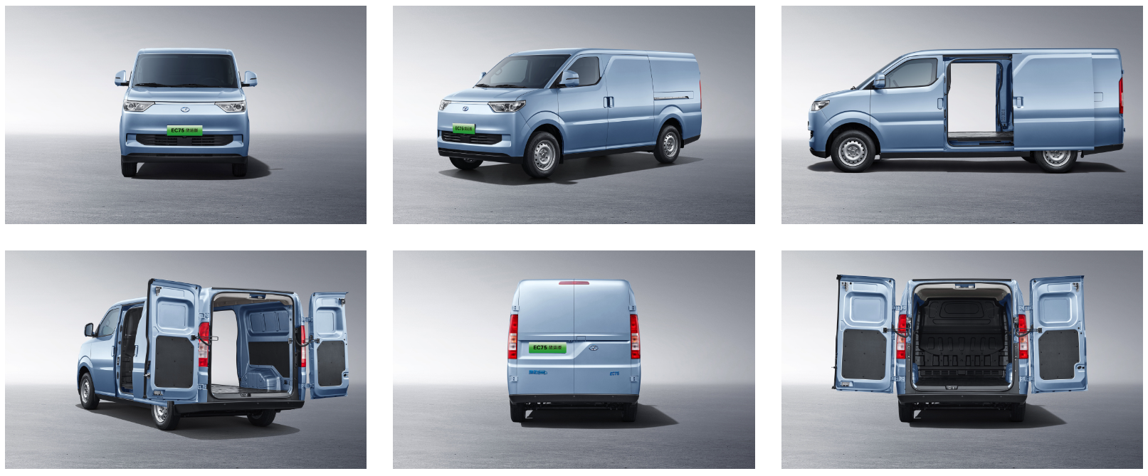 electric cargo van with l2 adas – ec75 cargo version van high capacity for business