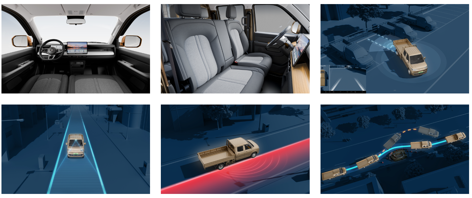 electric light truck c5 with 326km range & 110kw motor – custom built pickup