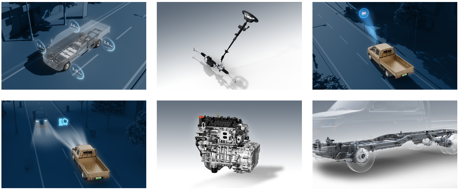 electric light truck c5 with 326km range & 110kw motor – custom built pickup