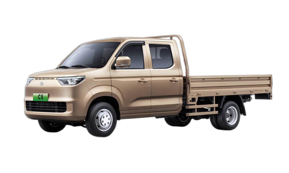 electric light truck c5 with 326km range & 110kw motor – custom built pickup