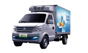 electric refrigerated cargo van with 7.6m³ cold box & –20°c cooling for food transport