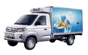 electric refrigerated delivery van ec71l with 7.6m³ cold box & –20°c range ev cargo van
