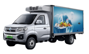 electric refrigerated van ed71 with 9.9m³ cold box & –20°c cooling ev delivery van