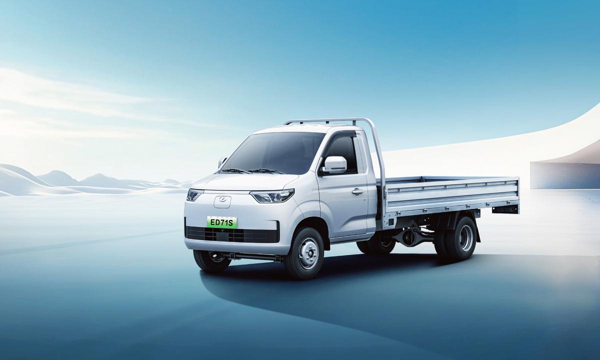 heavy duty electric cargo van ed71s with 313km range – custom built ev mini truck