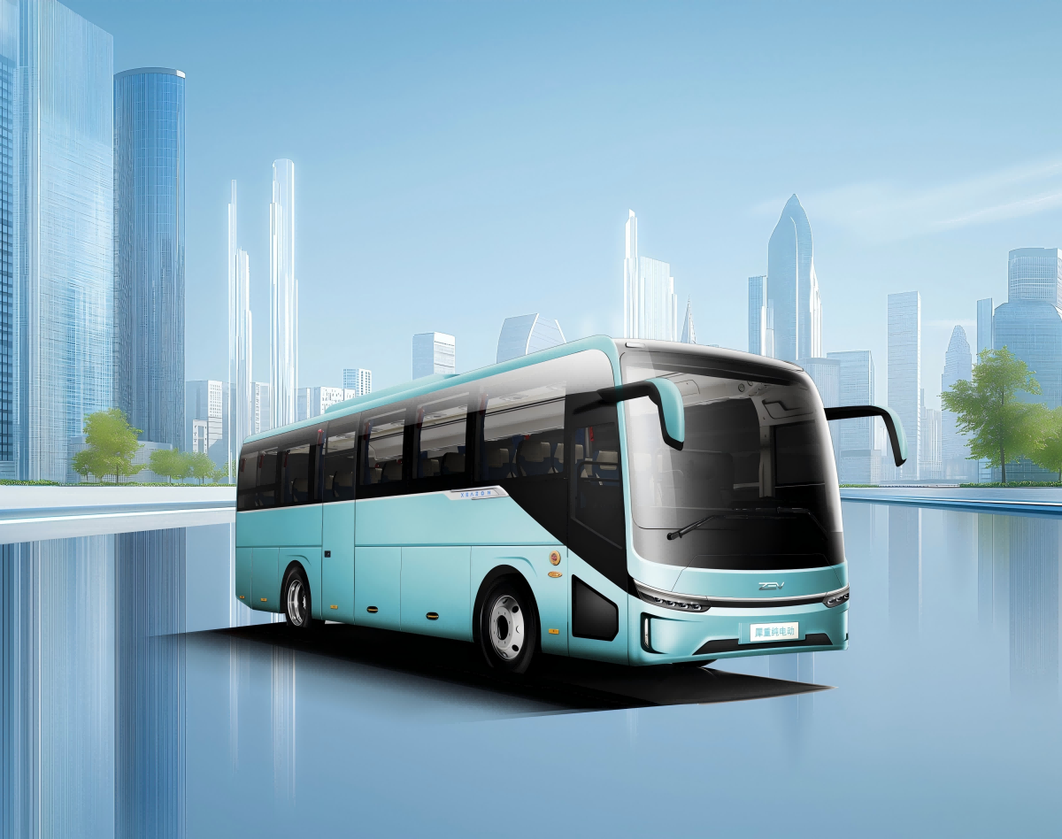 long range electric city bus – z11e 390km range, 50 passenger transit tour bus