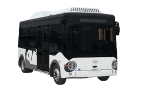 5.9m low entry floor electric city bus – x5l panda style electric urban shuttle bus