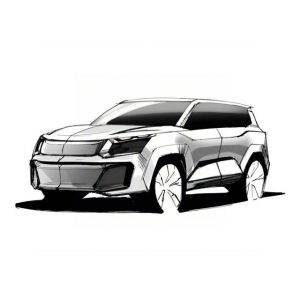 Creative Sketch Design Dowway Vehicle