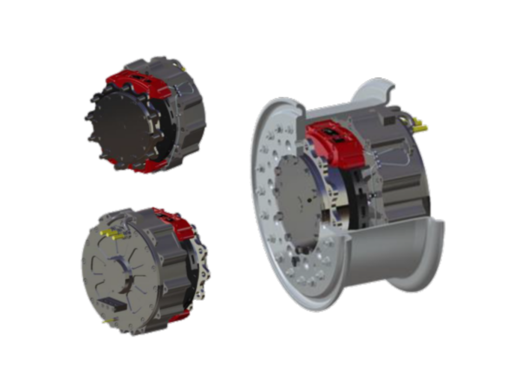 EW-T12000-450 electric wheel by Dowway Vehicle – high-torque, high-efficiency integrated drive system"