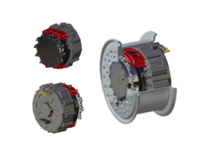 EW-T12000-450 electric wheel by Dowway Vehicle – high-torque, high-efficiency integrated drive system"