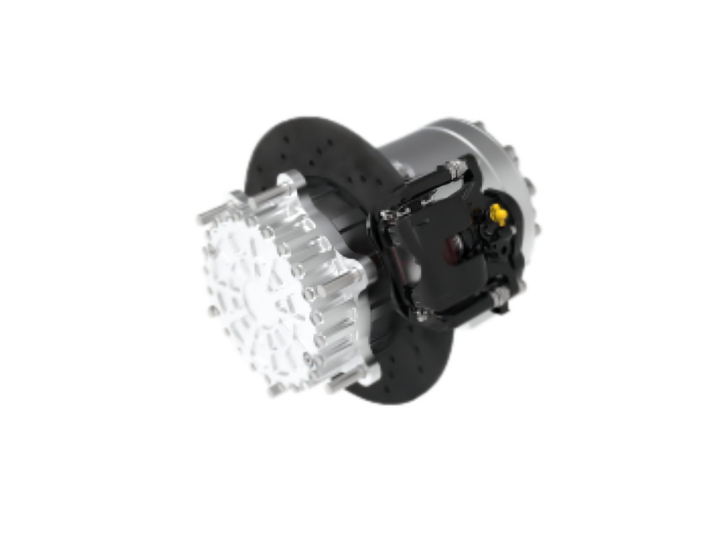 Electric Wheel EW-T2400-600 with specification table"
