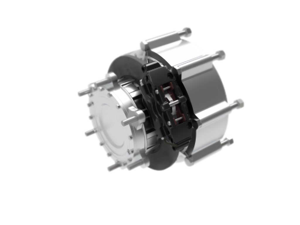 Electric Wheel EW-T5000-450 with specification table showing voltage, torque, power, and other parameters"