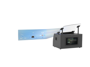 W-HUD for automotive display system by Dowway Vehicle with 3.1-5.1 inch options and ≤1.5mrad parallax