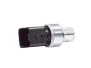 MEMS-based automotive air conditioning pressure sensor measuring 0–3400 kPaG with IP67 protection and temperature compensation for HVAC system monitoring