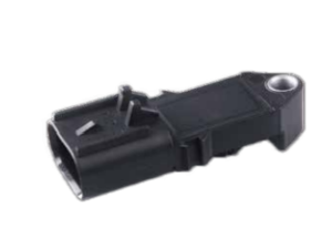 MEMS-based automotive ambient pressure sensor measuring 0–120 kPa with IP67 protection and temperature compensation for real-time atmospheric monitoring