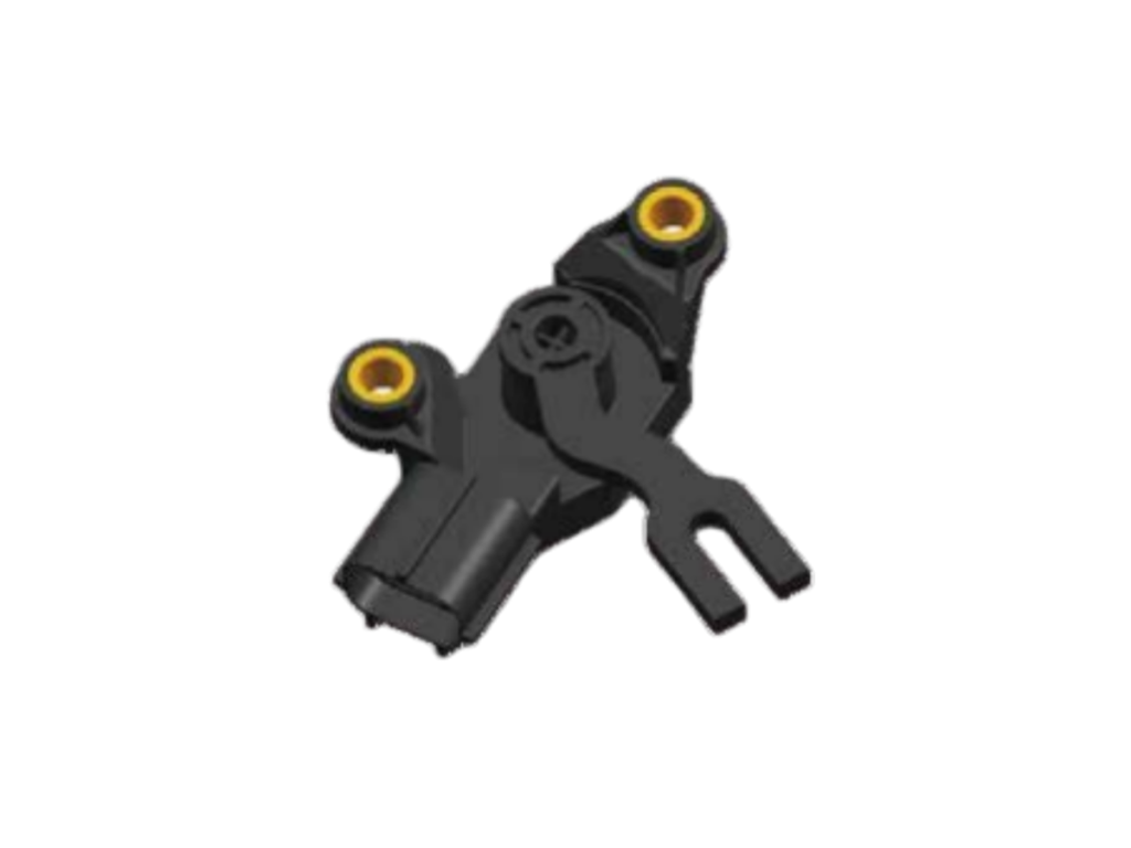 Compact pedal angle sensor with 3D Hall-effect technology for precise detection of accelerator and brake pedal rotation