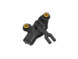 Compact pedal angle sensor with 3D Hall-effect technology for precise detection of accelerator and brake pedal rotation