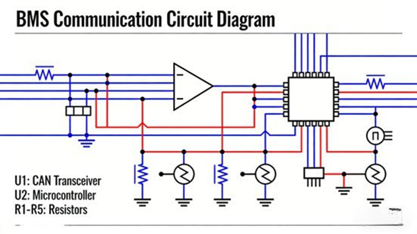 BMS Communication Circuit Diagram