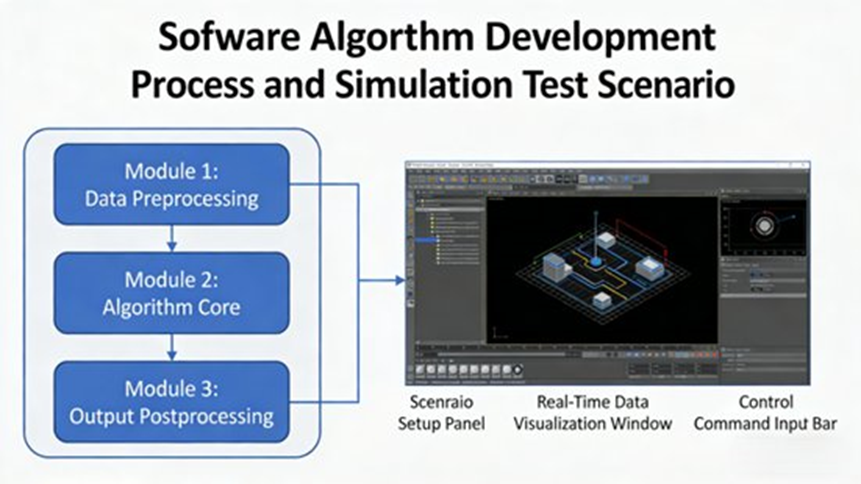  Software Algorithm Development Process and Simulation Test Scenario