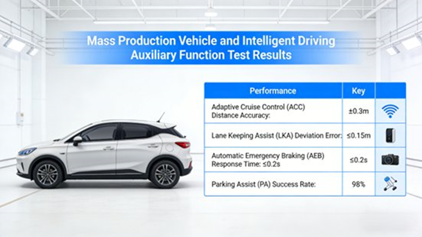 Mass Production Vehicle and Function Test Results