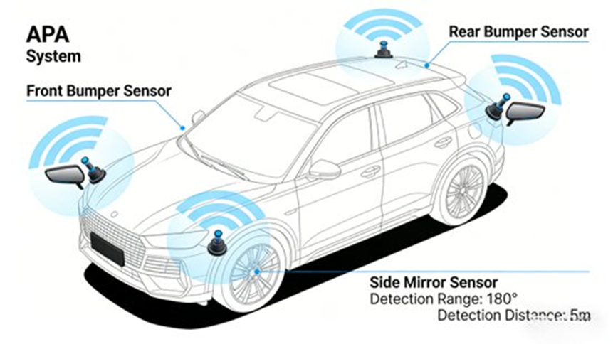 Sensor Layout of APA Perception Layer