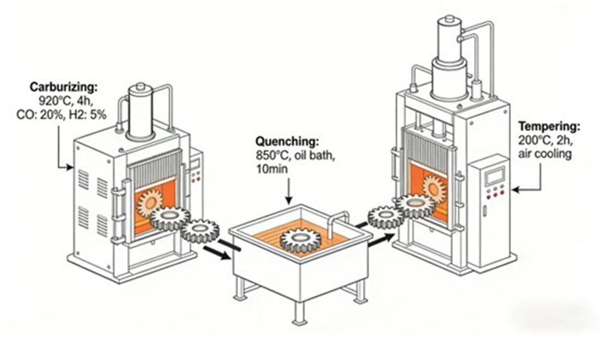 Gear Heat Treatment Line