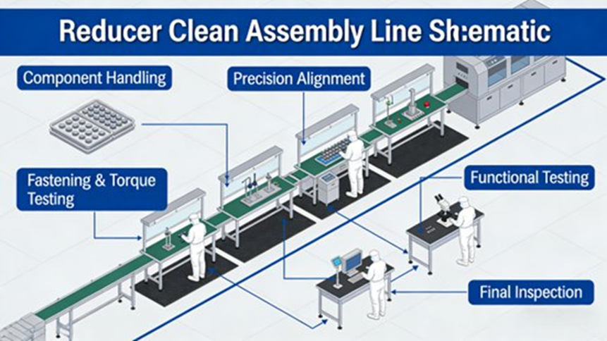 Reducer Clean Assembly Line
