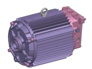 EM030 Φ155 Round‑Wire Air‑Cooled Single E‑Motor